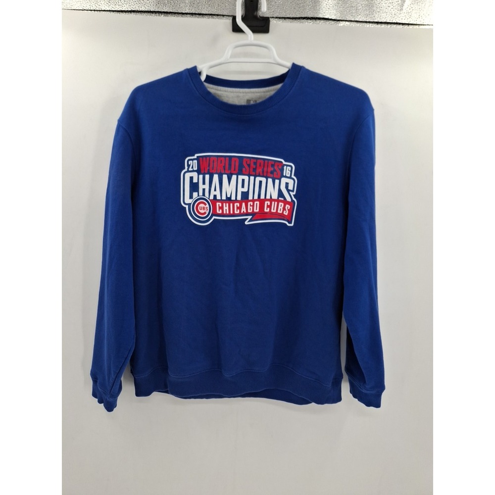 Chicago Cubs 2016 World Series Champions Mens XL Fanatics Crewneck Sweatshirt